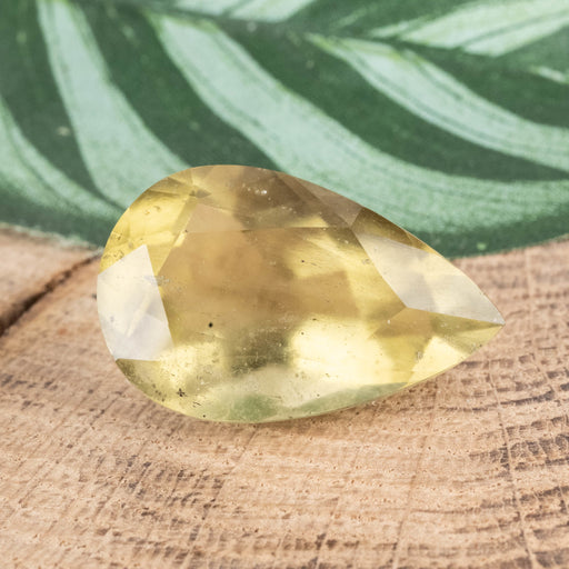 Libyan Desert Glass Gemstone 24.65 ct 26x16mm - InnerVision Crystals