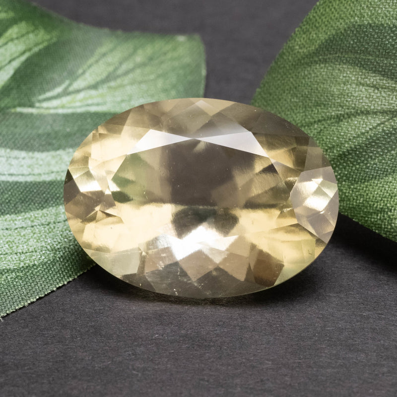 Libyan Desert Glass Gemstone 27.27 ct 25x18mm - InnerVision Crystals