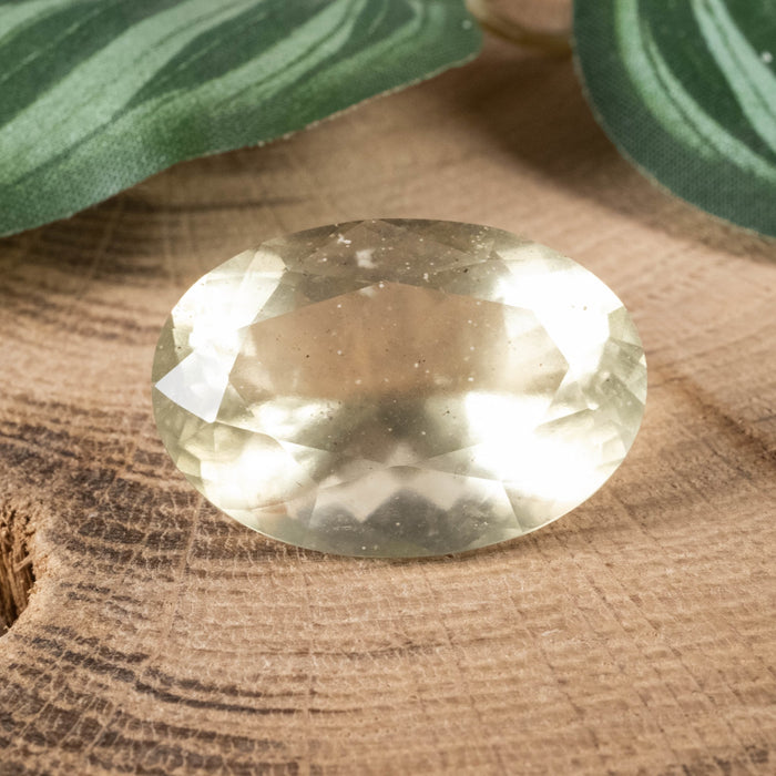 Libyan Desert Glass Gemstone 35.38 ct 28x19mm - InnerVision Crystals