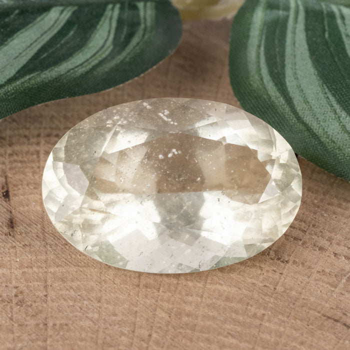 Libyan Desert Glass Gemstone 45.77 ct 31x21mm - InnerVision Crystals