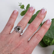Lotus Ring | Moldavite Gemstone - InnerVision Crystals