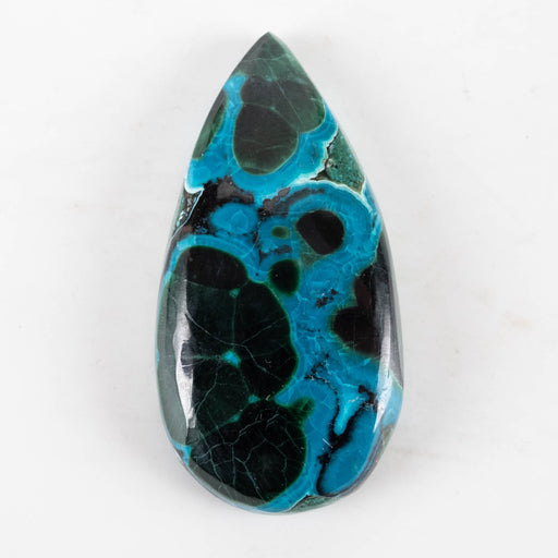 Malachite & Chryscocolla Cabachon 41.40 ct 35x17mm - InnerVision Crystals