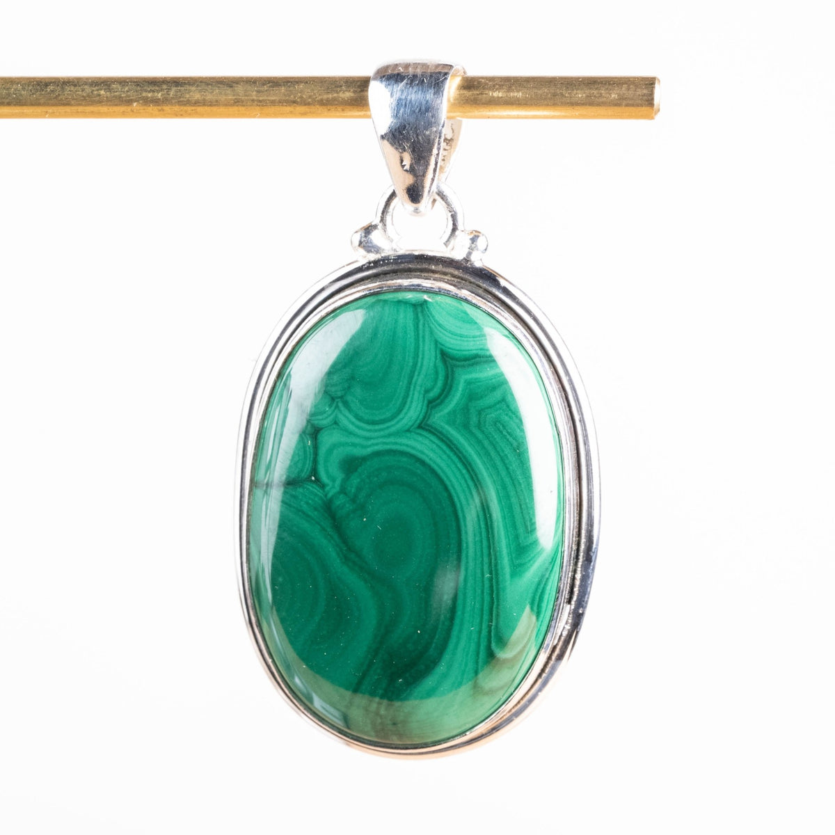 Malachite Pendant 12 g 45mm — InnerVision Crystals