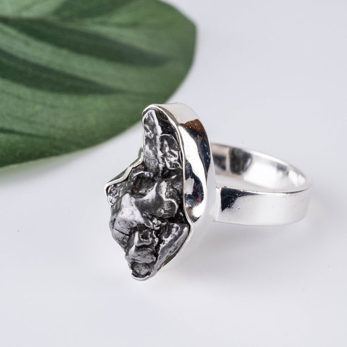 Meteorite Ring 17x11mm Size 7 - InnerVision Crystals