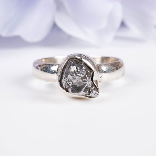 Meteorite Ring 8mm Size 7 - InnerVision Crystals