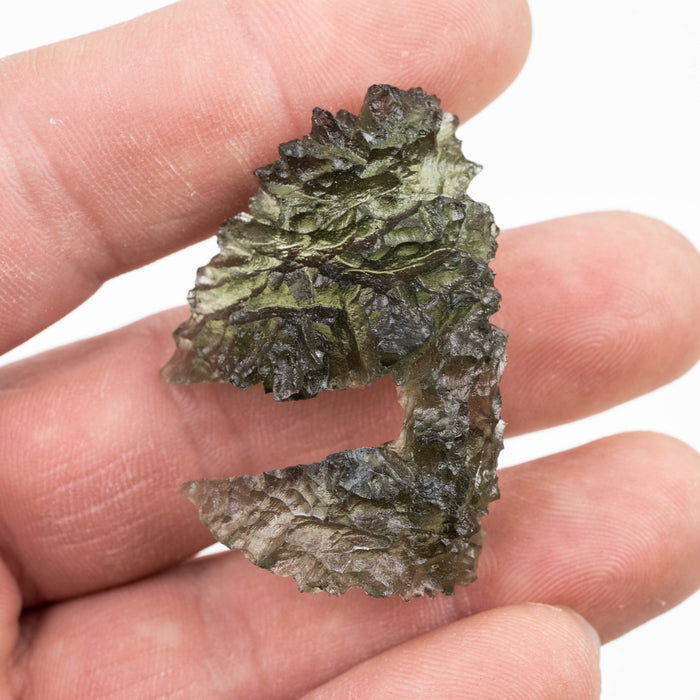 Moldavite 10.35 g 44x31x12mm Besednice Jezkovna - InnerVision Crystals