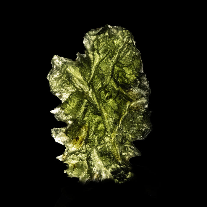 Moldavite 1.86 g 21x14x8mm Besednice Jezkovna - InnerVision Crystals