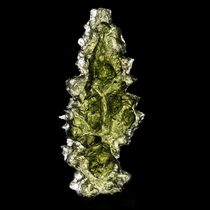 Moldavite 3.04 g 31x13x11mm Besednice Jezkovna - InnerVision Crystals