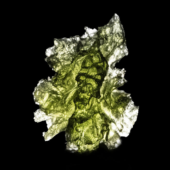 Moldavite 3.08 g 24x18x11mm Besednice Jezkovna - InnerVision Crystals