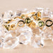 Moldavite Infinity 5 Stone Ring 14k Gold - InnerVision Crystals