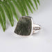 Moldavite Ring 16x15mm Size 9 - InnerVision Crystals