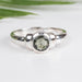 Moldavite Ring 5mm Size 6 - InnerVision Crystals