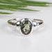 Moldavite Ring 6x4mm Size 5 - InnerVision Crystals