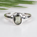 Moldavite Ring 6x4mm Size 6 - InnerVision Crystals