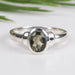 Moldavite Ring 6x4mm SIze 7 - InnerVision Crystals