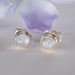 Moonstone Earrings 4mm - InnerVision Crystals