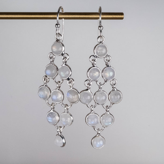 Moonstone Earrings 5mm - InnerVision Crystals