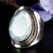 Moonstone Ring 17x12mm Size 6 - InnerVision Crystals