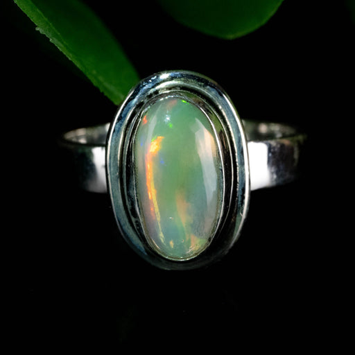 Opal Ring 12x7mm Size 8 - InnerVision Crystals