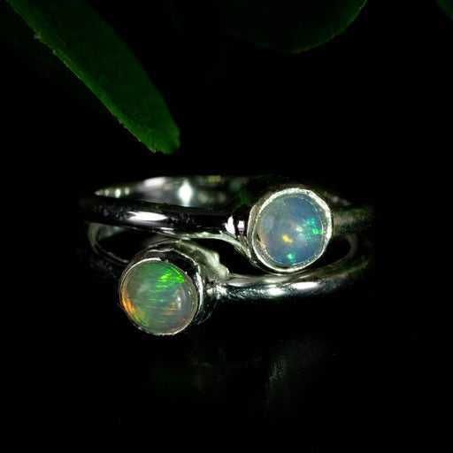 Opal Ring 4mm Size 4 - InnerVision Crystals