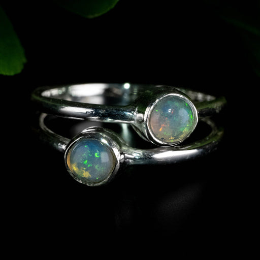 Opal Ring 4mm Size 5.5 - InnerVision Crystals