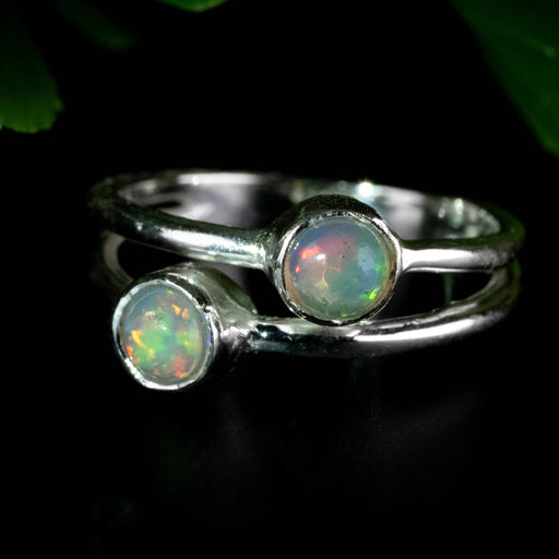 Opal Ring 4mm Size 6 - InnerVision Crystals