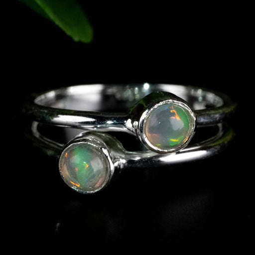 Opal Ring 4mm Size 6.5 - InnerVision Crystals