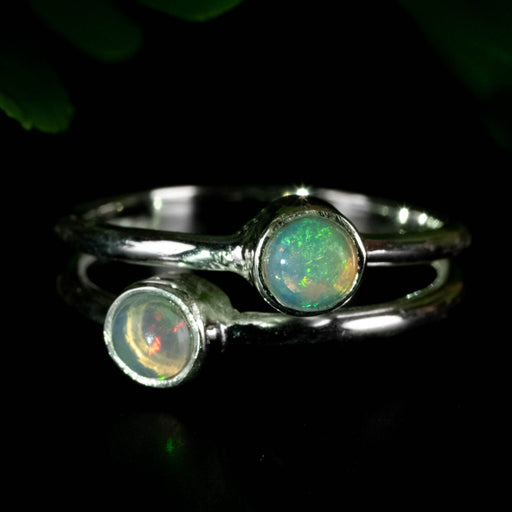 Opal Ring 4mm Size 7 - InnerVision Crystals