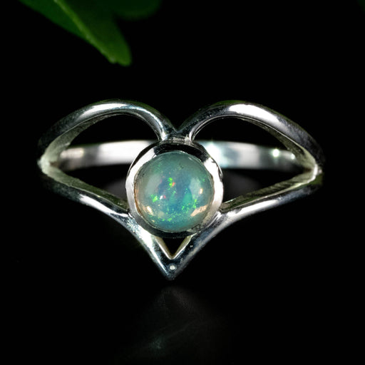 Opal Ring 5mm Size 6.5 - InnerVision Crystals