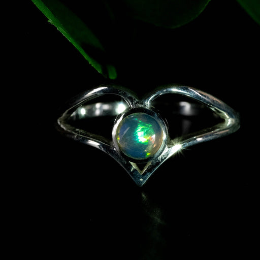Opal Ring 5mm Size 9.5 - InnerVision Crystals