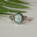 Opal Ring 8x6mm Size 4.5 - InnerVision Crystals