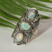 Opal Ring 8x6mm Size 5 - InnerVision Crystals
