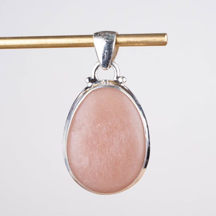 Peach Moonstone Pendant 6 g 37x19mm - InnerVision Crystals
