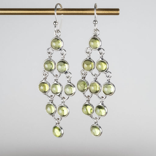 Peridot Earrings 5mm - InnerVision Crystals