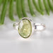 Peridot Ring 10x7mm Size 6 - InnerVision Crystals