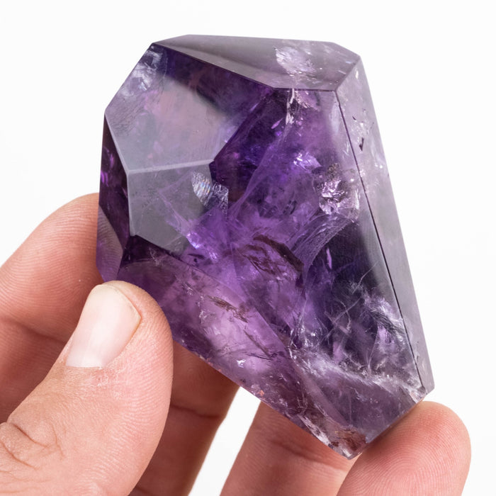 Polished Amethyst 133 g 69x41mm - InnerVision Crystals