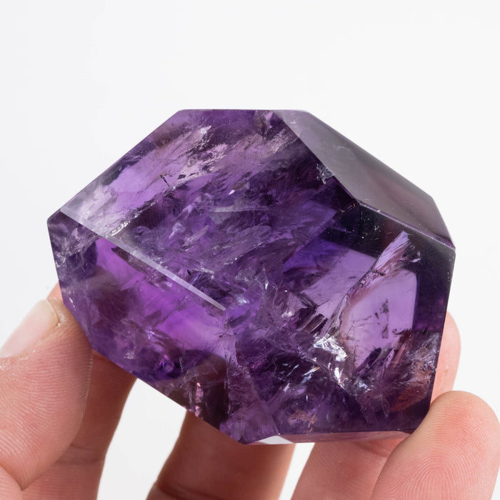 Polished Amethyst 141 g 57x49mm - InnerVision Crystals