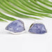 Raw Tanzanite Earrings 14mm - InnerVision Crystals