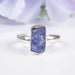 Raw Tanzanite Ring 10x6mm Size 6 - InnerVision Crystals