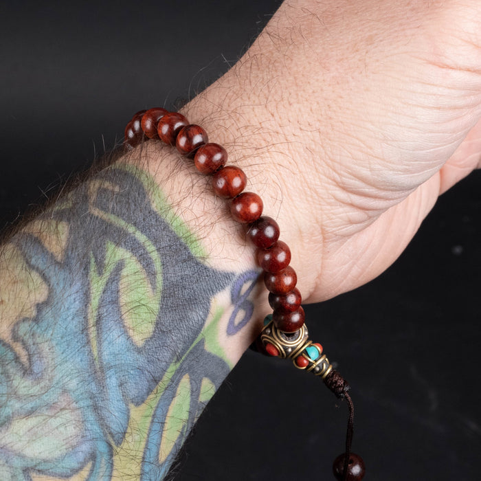 Amazon.com: SJDOFU Fengshui Natural Aroma Lao Rosewood Wooden Beads (15mm)  Bracelet - Rosary of Faith: Clothing, Shoes & Jewelry