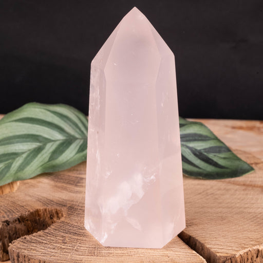 Rose Quartz Polished Point 207 g 93x43mm - InnerVision Crystals