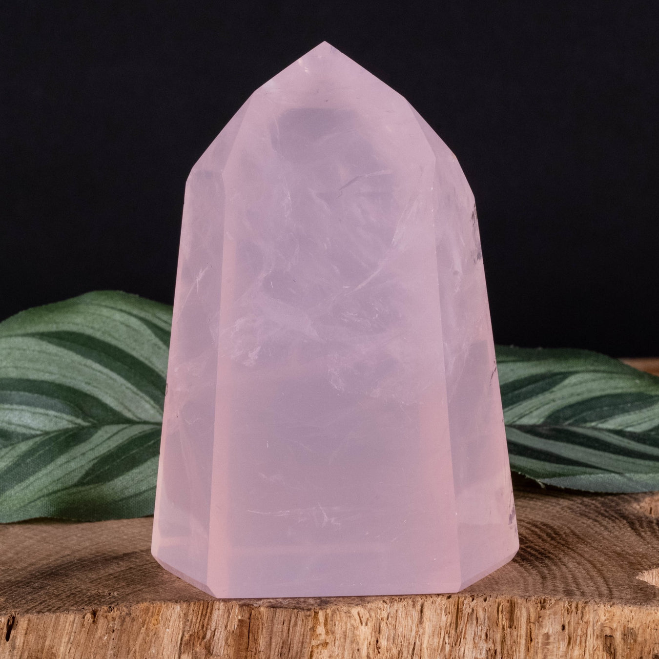 Rose Quartz Polished Point 244 g 80x56mm - InnerVision Crystals