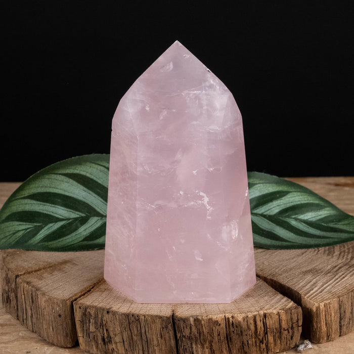 Rose Quartz Polished Point 314 g 92x57mm - InnerVision Crystals