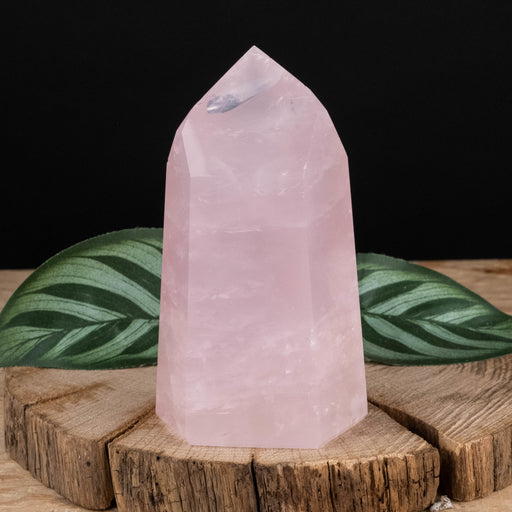 Rose Quartz Polished Point 330 g 96x55mm - InnerVision Crystals