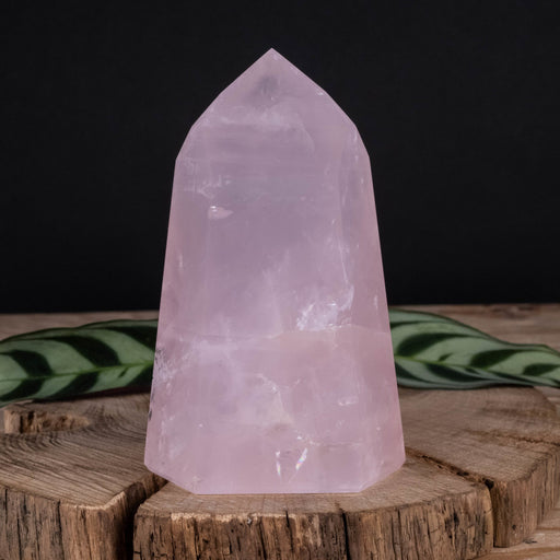 Rose Quartz Polished Point 338 g 98x60mm - InnerVision Crystals