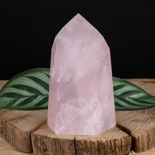 Rose Quartz Polished Point 370 g 97x59mm - InnerVision Crystals