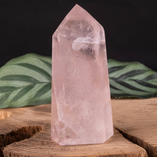 Rose Quartz Polished Point 95 g 77x36mm - InnerVision Crystals