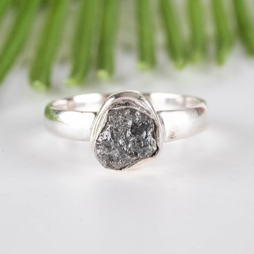 Rough Diamond Ring 7mm Size 8.5 - InnerVision Crystals