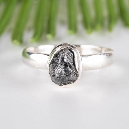 Rough Diamond Ring 7x6mm Size 8 - InnerVision Crystals
