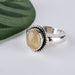 Rutilated Quartz Ring 10x8mm Size 7.5 - InnerVision Crystals